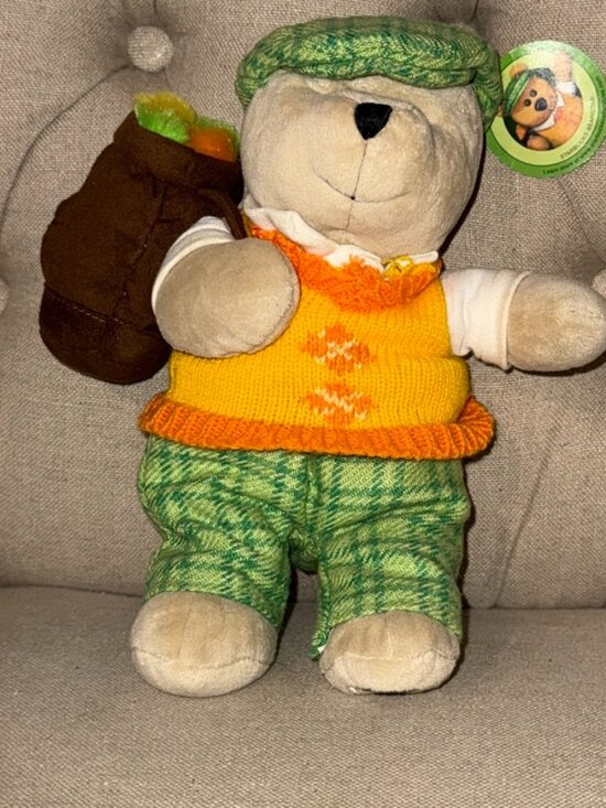 Starbucks Bearista Bear Argyle Vest Houndstooth Pants Hat Golfer 50th Ed 2006 - Picture 2 of 6